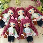こちらはshm124様専用です。ラブリーナチュラル夢猫ちゃん　いつもテディと一緒　猫人形　青い目の猫娘　ドールチャーム　マスコット　338