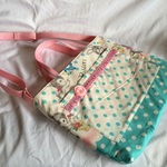【ｋ様オーダー品】入園入学レッスンバッグ手提げショルダー★うさぎと小鳥ちゃん