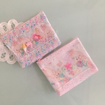 fafalove1110様　ハンドメイド　ゆめかわうさぎシャカシャカ移動ポケット　リバティラミネート  