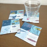 お魚 コースター 4枚セット ③