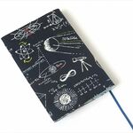 文庫本ブックカバー　楽しい数学