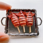 ミニチュア　イカ焼き