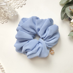 【シフォン❤︎シュシュ】　シンプル＊blue＊