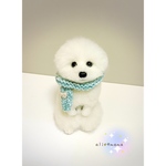 【SALE】立ちポーズのトイプードル（ミニサイズ・おまけ付き）