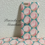 リバティ スマホケース ピーコックス 