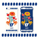 【オーダーメイド】スマートホンケース★　北欧　ニワトリ　鳥　ヨーロッパ　大人　陶器 フォークロア