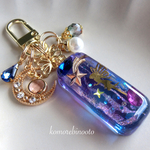 フェアリーの森の夜キーホルダー　レジン
