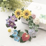 リースブローチ〜夏花（22）〜