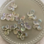 【10こ】オーロラアクリルちょうちょパーツ
