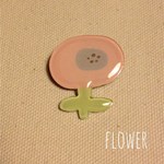＊再販＊　ピンクお花ブローチ