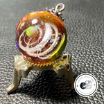 宇宙玉レジン惑星　レジンネックレス