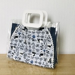 クリアバッグ+バッグインバッグ