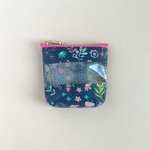 窓付きミニミニポーチ＊ネイビー