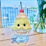 クジラ？のくぅたんぬいぐるみ　メロンソーダ氷無しver. 