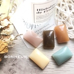 A441【送料無料】くすみカラー  カボション  長方形  アソート  5color10pcs