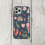 iphoneケース10 韓国 iphoneケース 強化ガラス おしゃれ 北欧 森のきのこ　レトロ　アイフォン　リバティ　かわいい　流行り iface