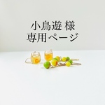 小鳥遊様専用ページ(お酒が大好きな人のためのピアス 梅酒のきぶん🌱)
