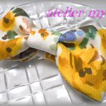 フラワー柄♡バナナクリップ