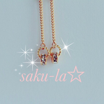 再販✨スワロフスキーロンデルがキラキラゆれるピアス✨