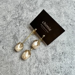 1点のみ【Ines-071001】vintage earring & pierce 【樹脂🅿︎】
