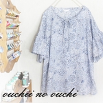boonon様オーダー品3点　LIBERTY リバティ♪ギャザースリーブのリボンフレンチブラウス