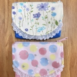 ayu-6251様専用ページ　ポケット レース 多機能 マスク入れ 移動ポケット ファスナー付き 女の子