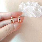 ✨❂シンプル　ビジュークロスピアス❂