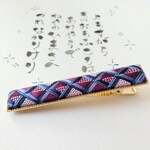 85.よもすがら《百人一首シリーズ》ヘアクリップ（大）