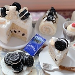 ミニチュア　フェイクスイーツ　オレオ風ケーキセット