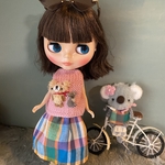 ネオブライス ★ピンクニットとコアラちゃん★くま太郎