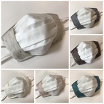 子供用不織布マスクカバー❁︎星の綿麻