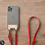 全機種対応  Android対応 スマホケース ストラップ付き 【 きなり × イタリアンレザー 】 スマホショルダー セット アウトドア 夏休み レジャー FG01M
