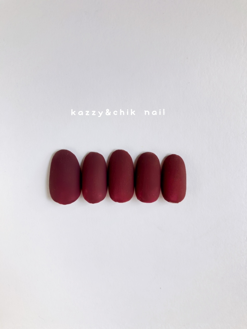 ネイルチップ オーダーメイド 〜単色M No.63〜 - kazzy&chik