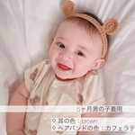 くまのヘアバンド𓂃🧸𓈒𓏸    くま　ヘアバンド　くまバンド　くま耳　くま耳バンド　ヘアバンド　ベビー　キッズ　ベビーヘアバンド　ヘアバンドベビー