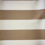 ベージュ太ボーダー生地