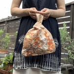 豪華✴︎贅沢一点もの✴︎袋帯リメイク　ころんと可愛いしじみ袋　
