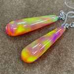 🌈京セラオパールビビットピンクオーロラピアス🌈