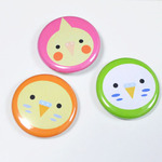 缶バッジ3個セット♡セキセイインコ＆オカメインコ♡