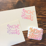 【＊SPECIAL THANKS×MOUTH＊】＊消しゴムはんこ＊スタンプ