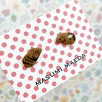 【hisyuron様専用】モルモット　オリジナルイラスト　ピアス　