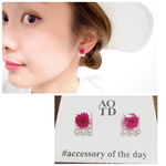 flower pearl pierce