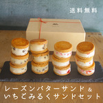 ＼送料無料／【ヴィーガン】レーズンバターサンド＆いちごみるくサンド　12個セット〈グルテンフリー〉〈卵・乳・白砂糖不使用〉