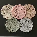 お花のコースター5枚セット