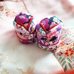 うさぎのもも様オーダー品❤ぽっくりのお針刺し　1足(2個組)