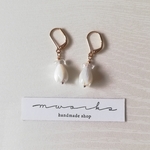 天然シェル*ジャスミン∴ピアス▣イヤリング