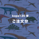 kopa120 様  ご注文ページ