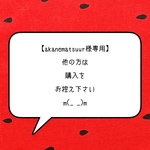 ★【akanematsuur様専用】★