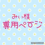 みぃ様　専用ページ