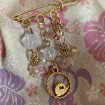 ハリネズミピンブローチ🦔💕ピンク