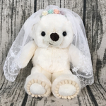 ウェディングベール風♡ペット用カチューシャ♡